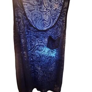 H&M Boho Paisley Tank top Royal blue large